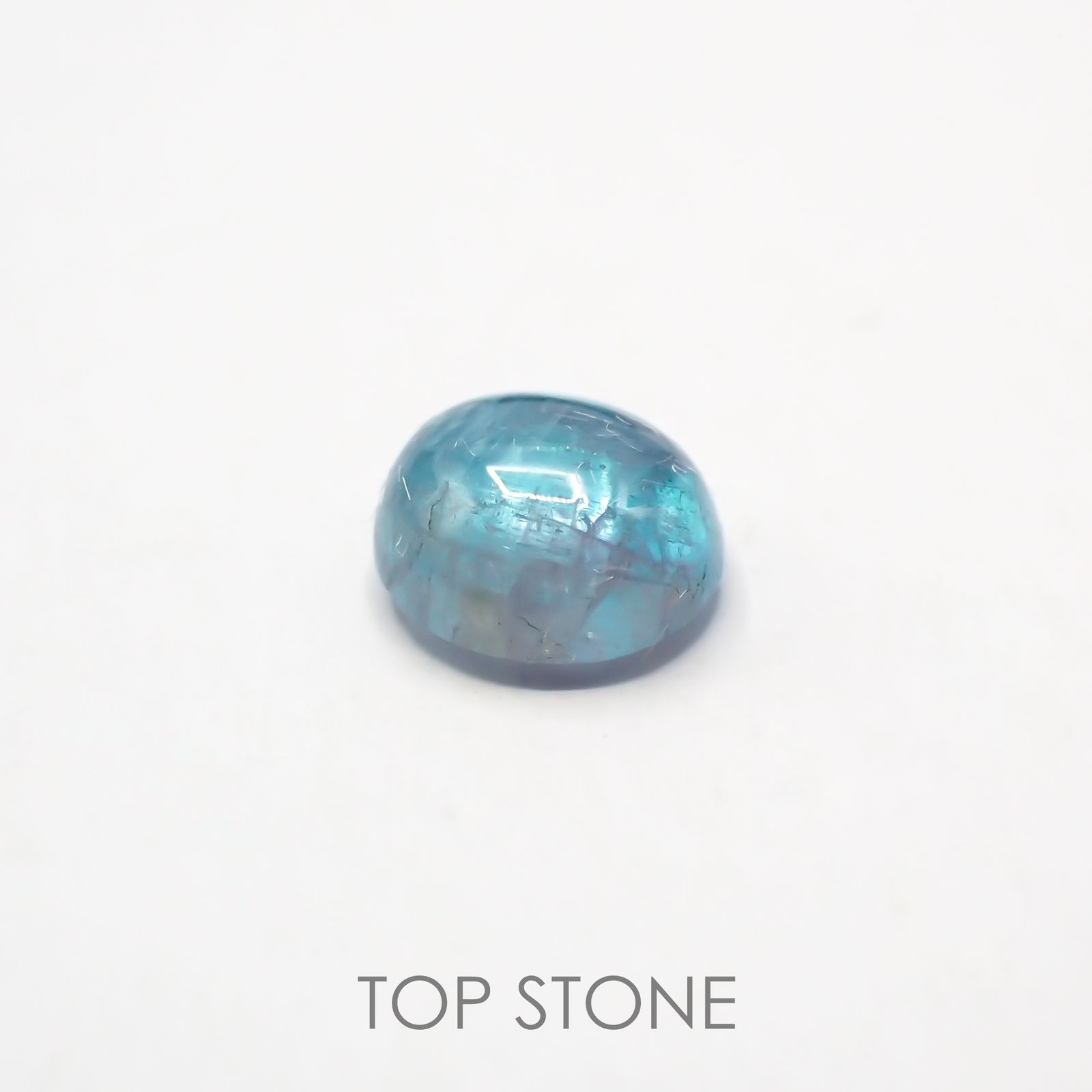 バイカラーパライバトルマリン ブラジル産 ルース 0.56ct[210410821]5.2×5mm前後