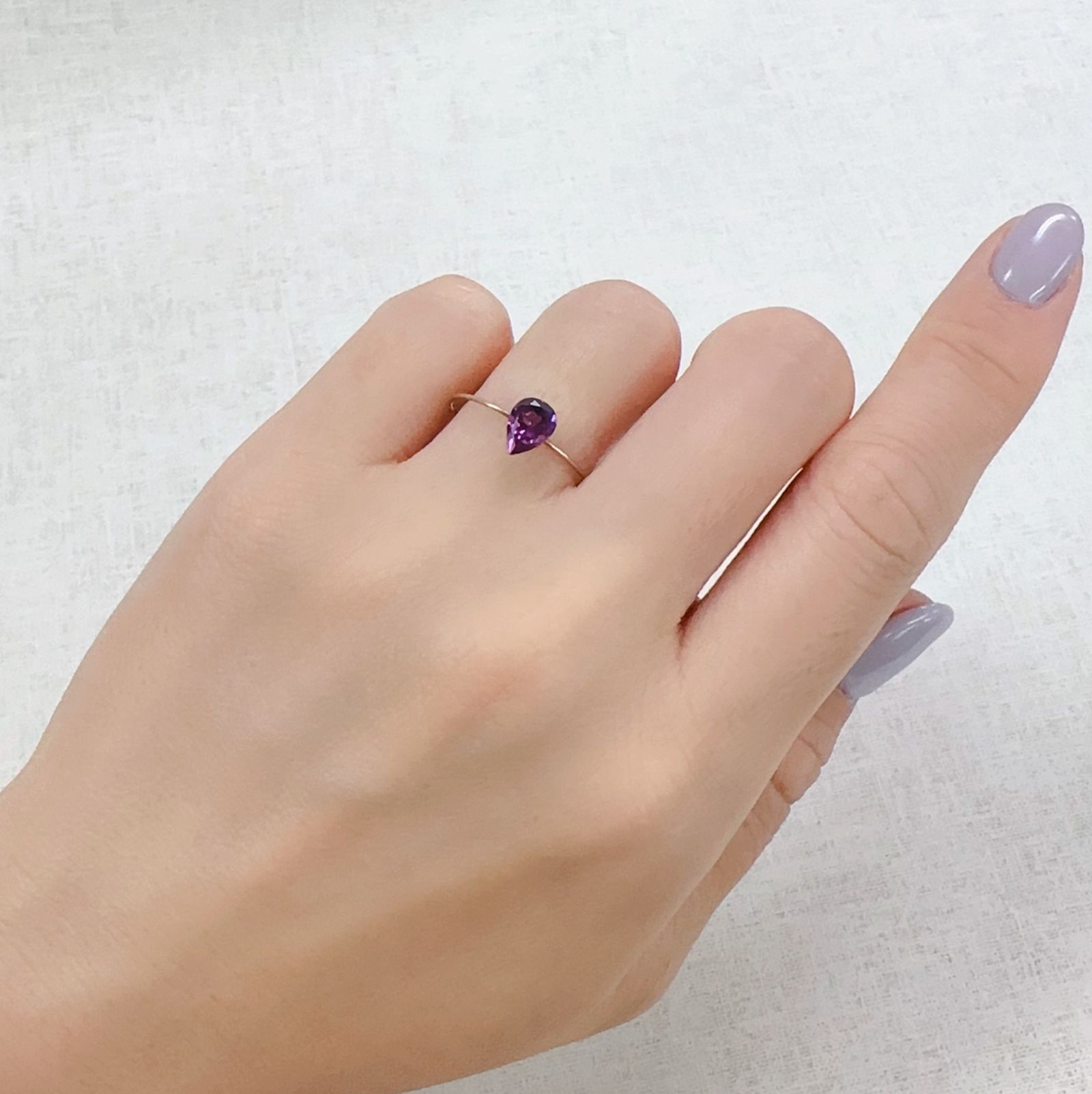 グレープガーネット ブラジル産 0.85ct[230823171]7x5mm前後