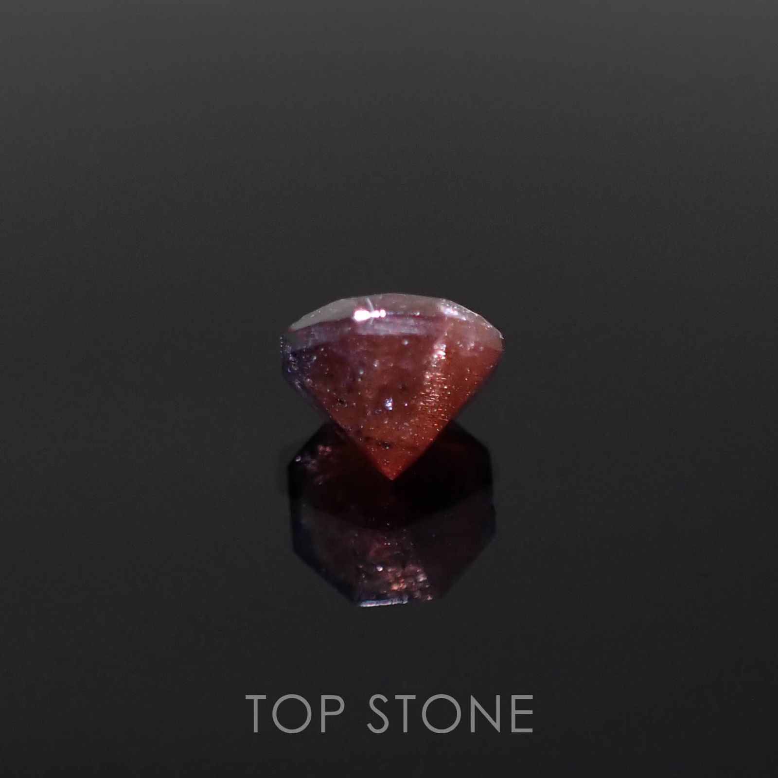 ◇オクタゴンカット◇ブラッドショットアイオライト インド産 0.99ct[230320941]6.1x6.1mm前後