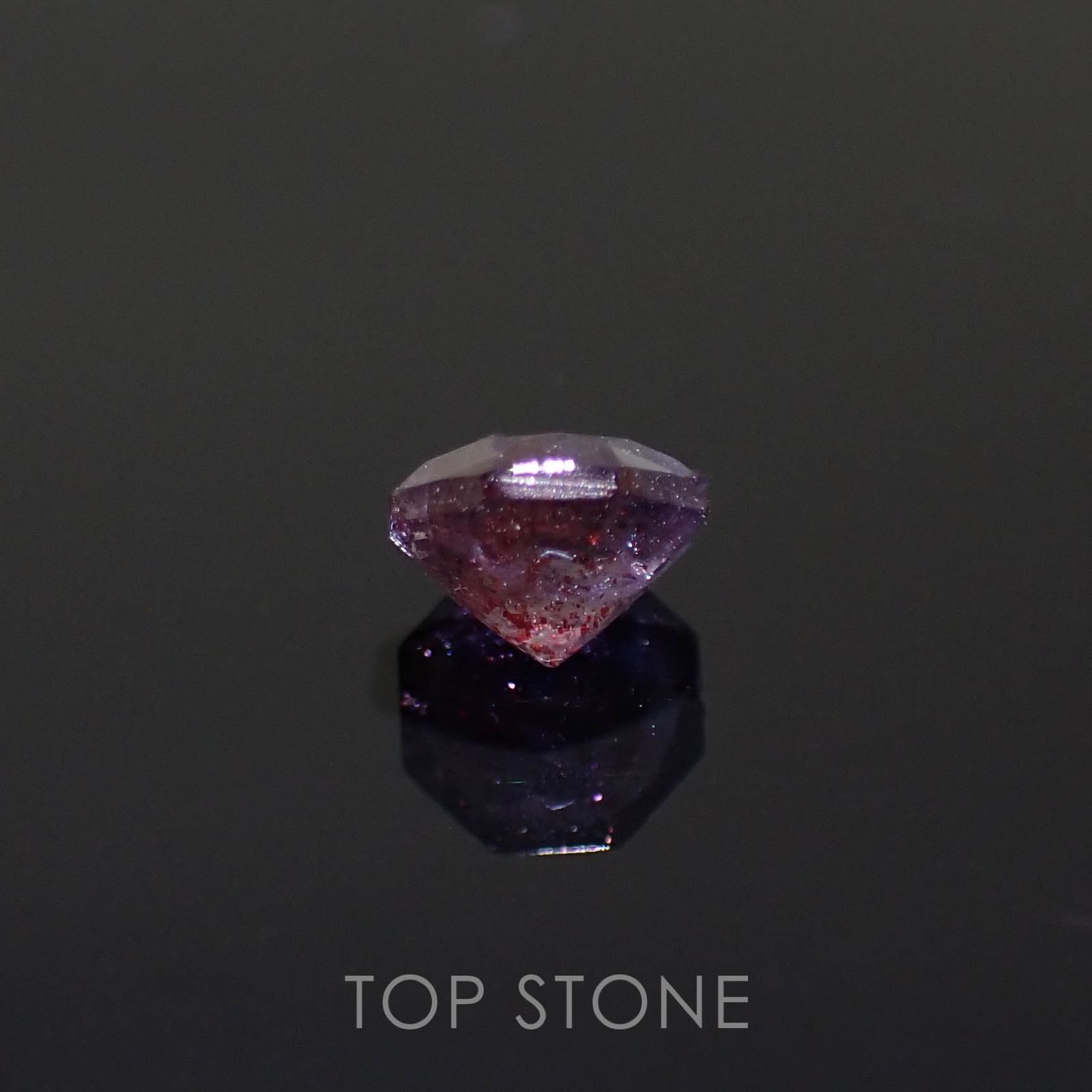 ◇オクタゴンカット◇ブラッドショットアイオライト インド産 0.50ct[230320943]5x5mm前後