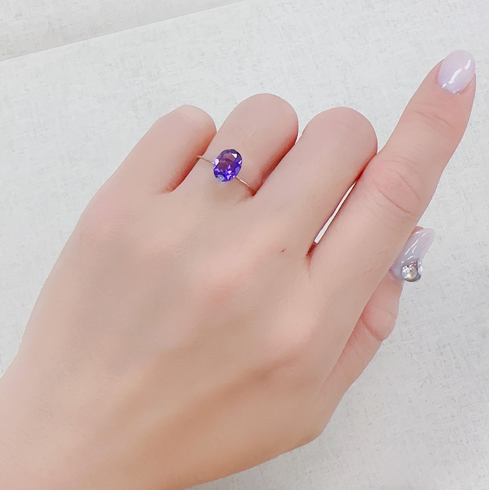 カラーシフトアメジスト ブラジル/ウルグアイ産 1.02ct[230321237]8x6mm前後