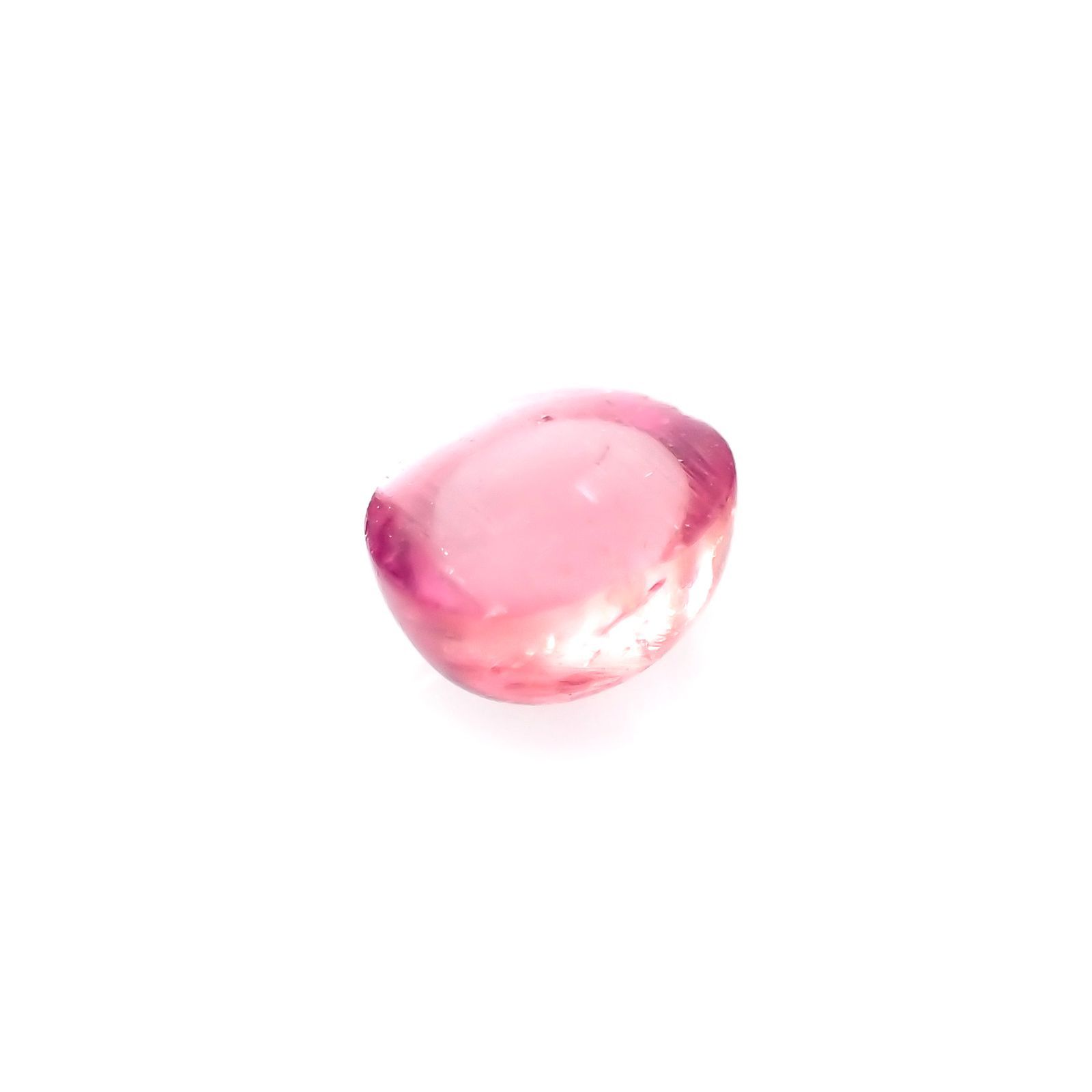 ペツォッタイトキャッツアイ(ラズベリル)(宝石名ペツォッタイト・キャッツアイ)マダガスカル産 0.600ct ソ付(彩珠)[220114356]4.9x4.1mm前後
