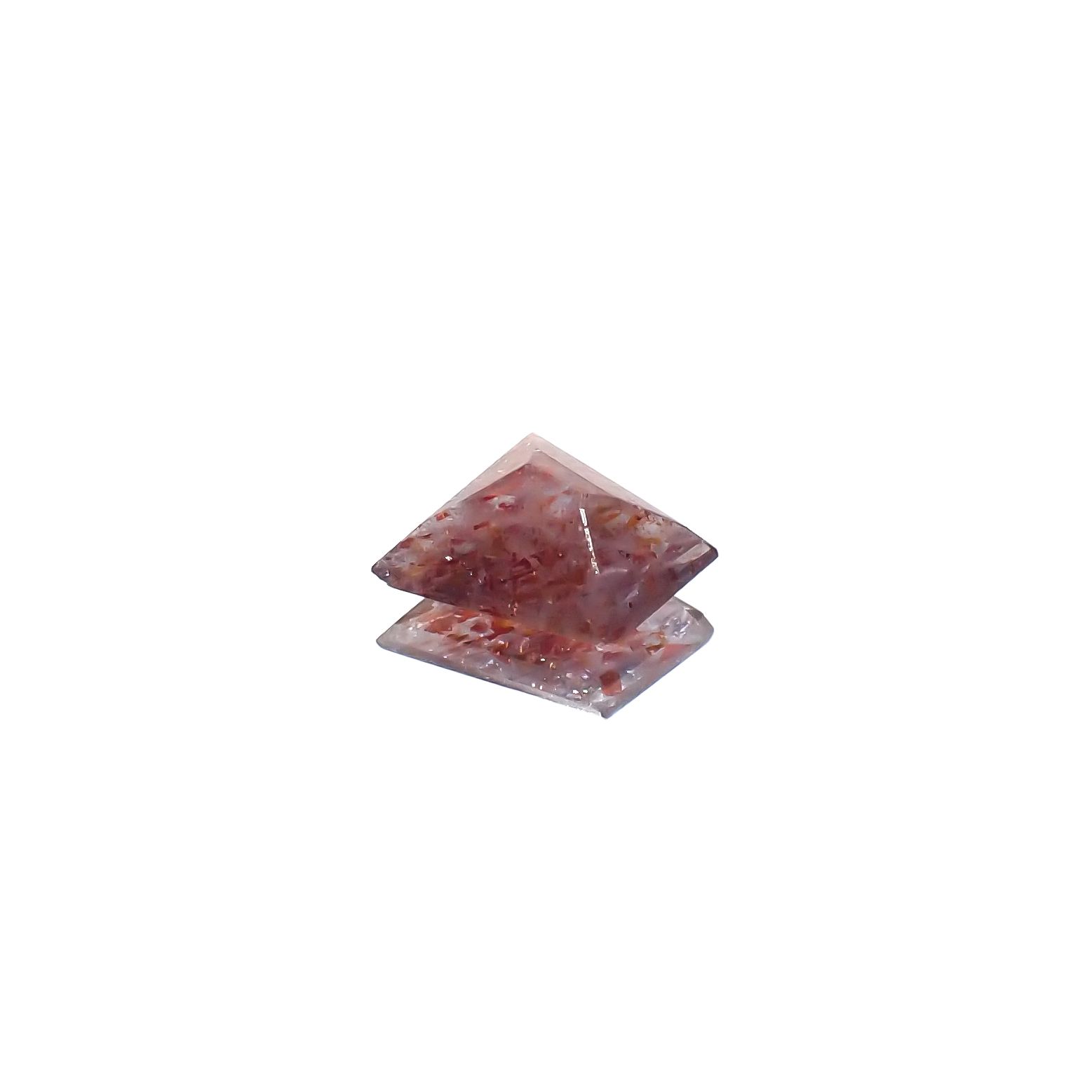 ◇カスタムカット◇ブラッドショットアイオライト インド産 0.83ct[240125388]6.5x6.4mm前後