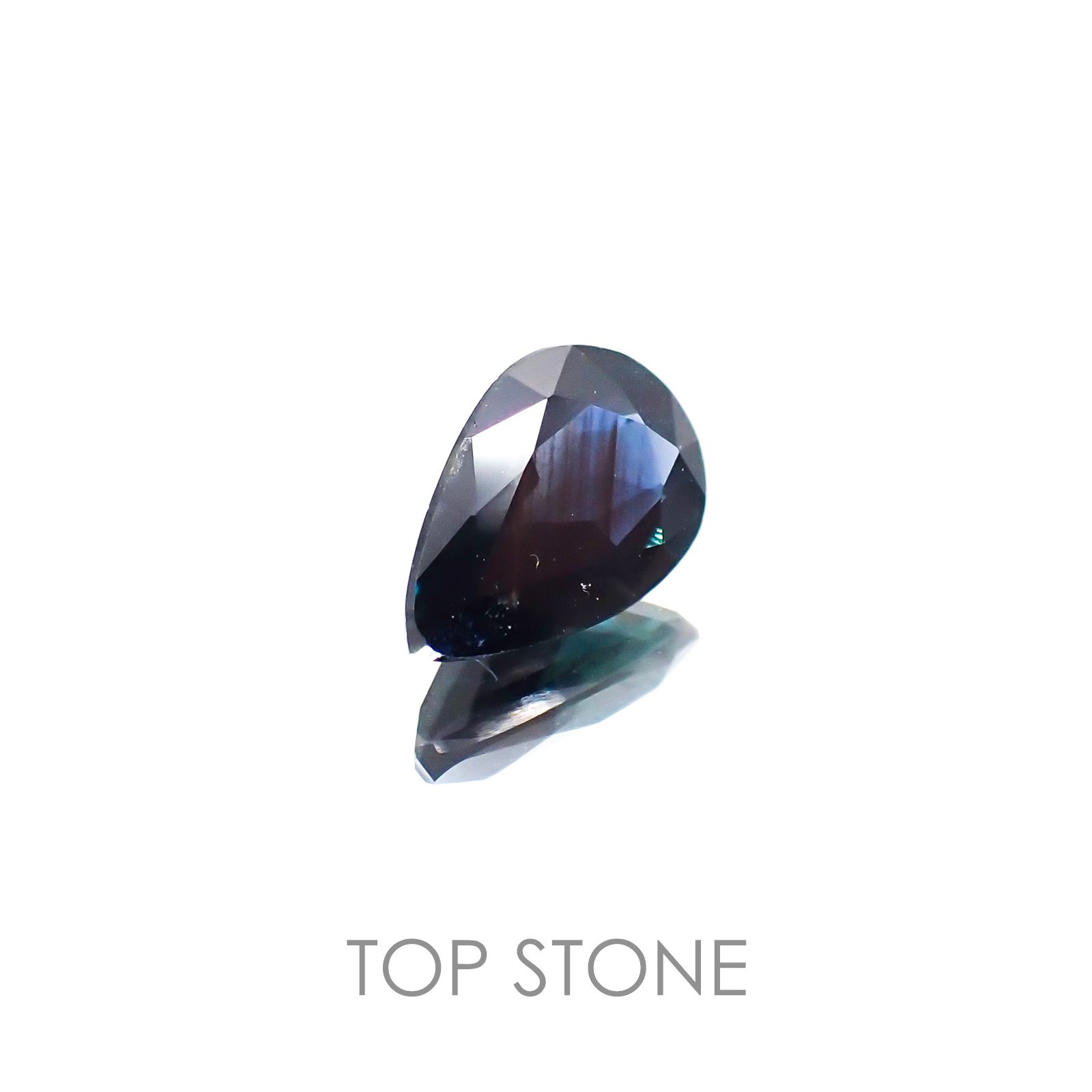 ゴールドシーンサファイア 非加熱 ケニア産 ルース 0.98ct[20107115]7.7×5.1mm前後