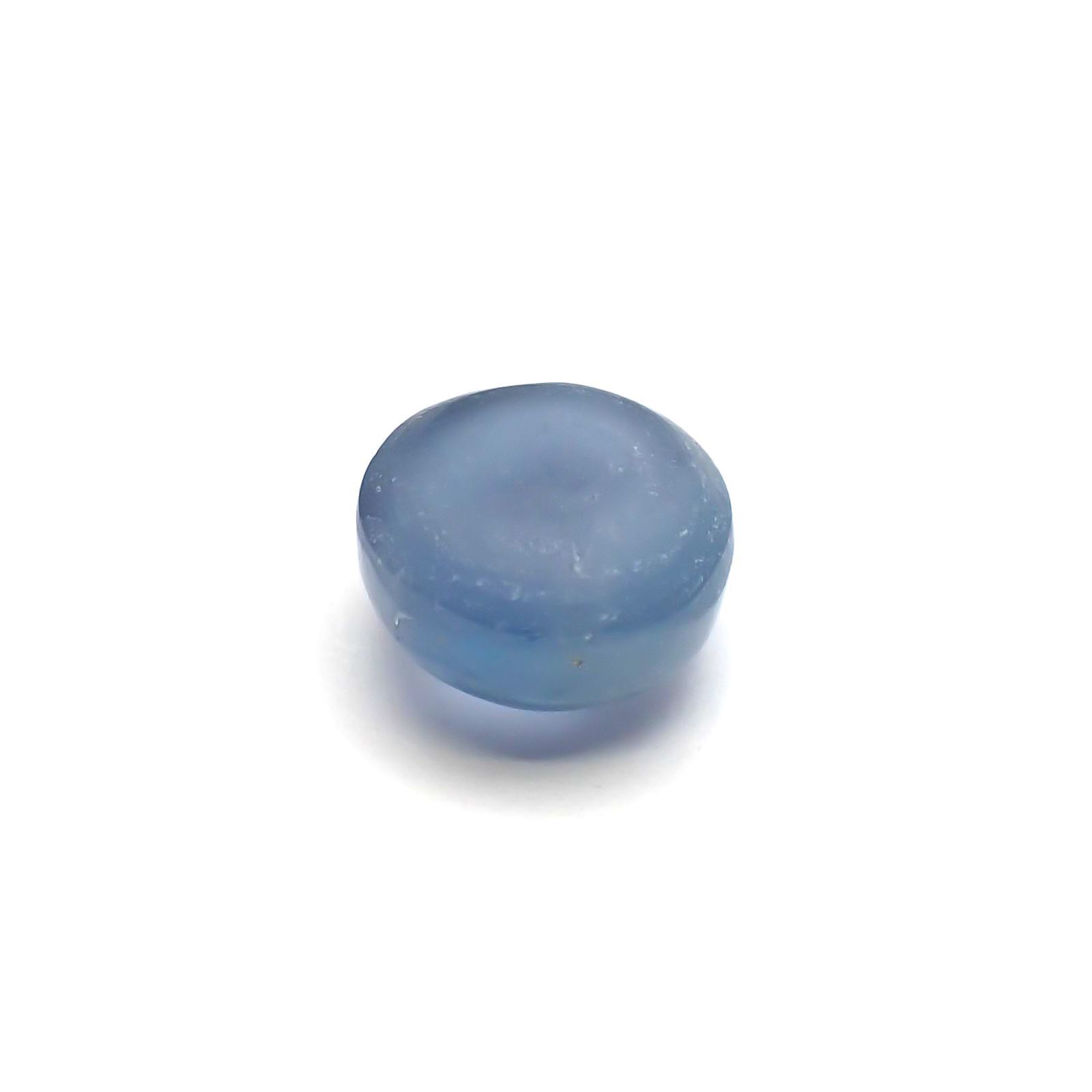 アパタイトキャッツアイ(宝石名ブルー・アパタイト・キャッツアイ)マダガスカル産 2.060ct ソ付(彩珠)[230823097]7.1x7mm前後
