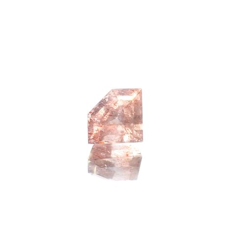 ◇カスタム・ペンタゴンカット◇ストロベリークォーツ カザフスタン産 0.64ct[240125492]7.1x5.3mm前後