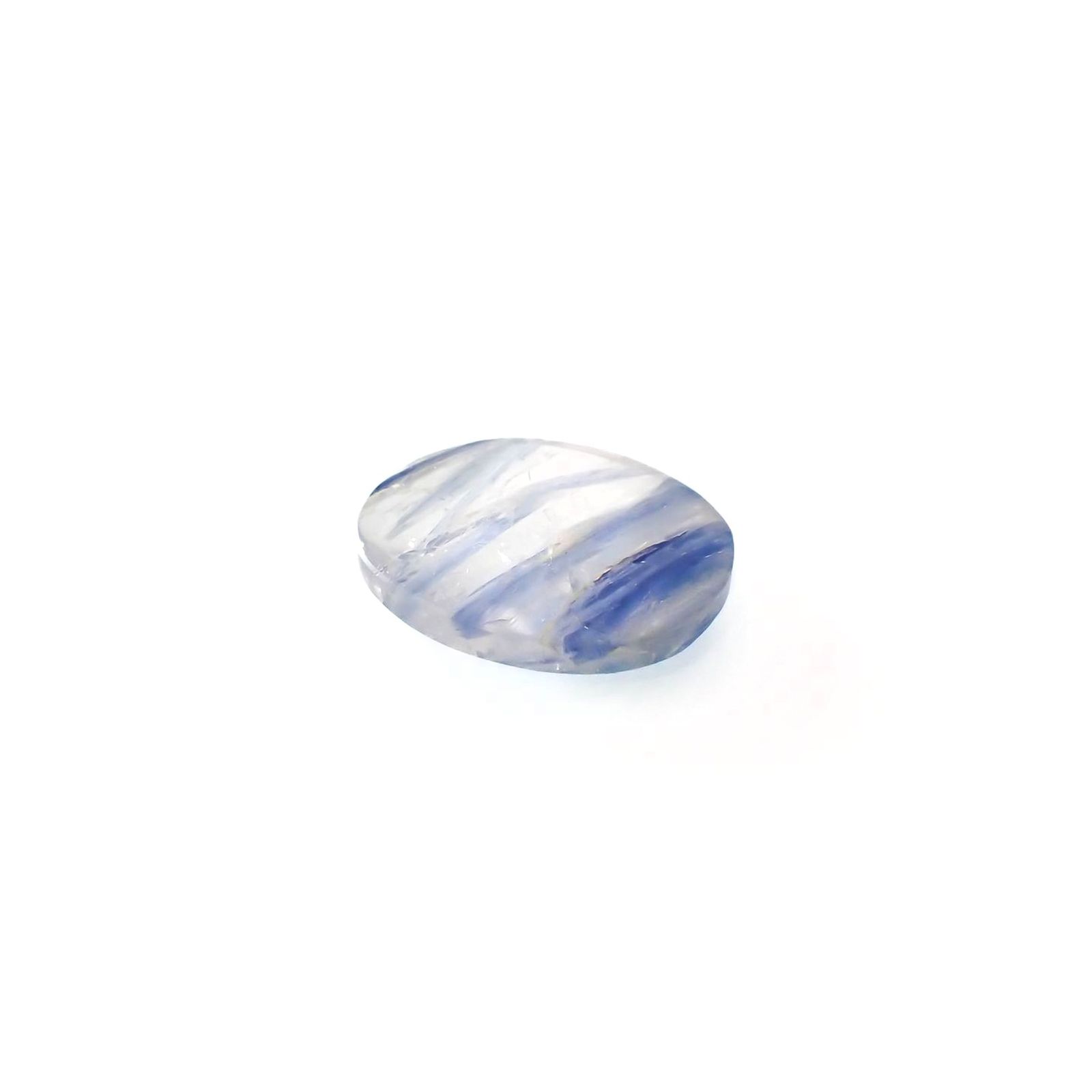 カイヤナイトインクォーツ ブラジル産 14.50ct / 20.8x17mm前後 [260421617]