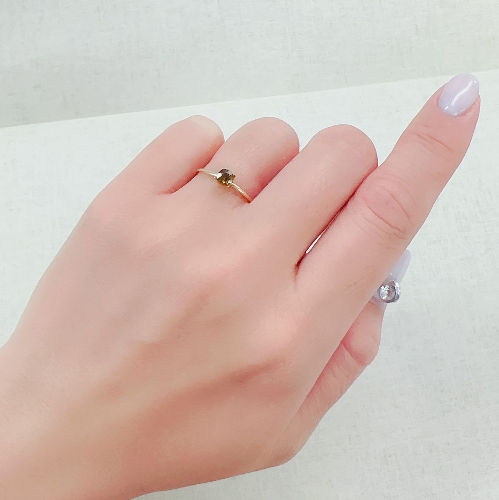 アンドラダイトガーネット(宝石名アンドラダイト・ガーネット)ナミビア共和国産 0.32ct 識別済[230421386]4x4mm前後