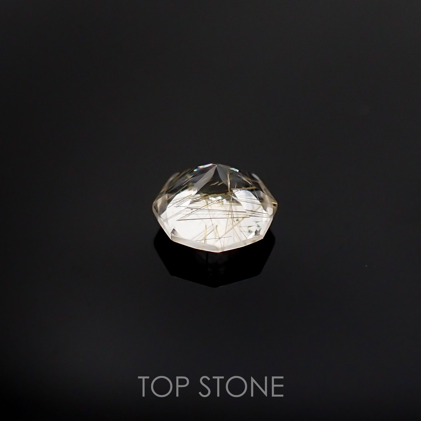 ◇オクタゴンカット◇ルチルクォーツSA ブラジル産 ルース 0.5ct[210511015]5×5mm前後