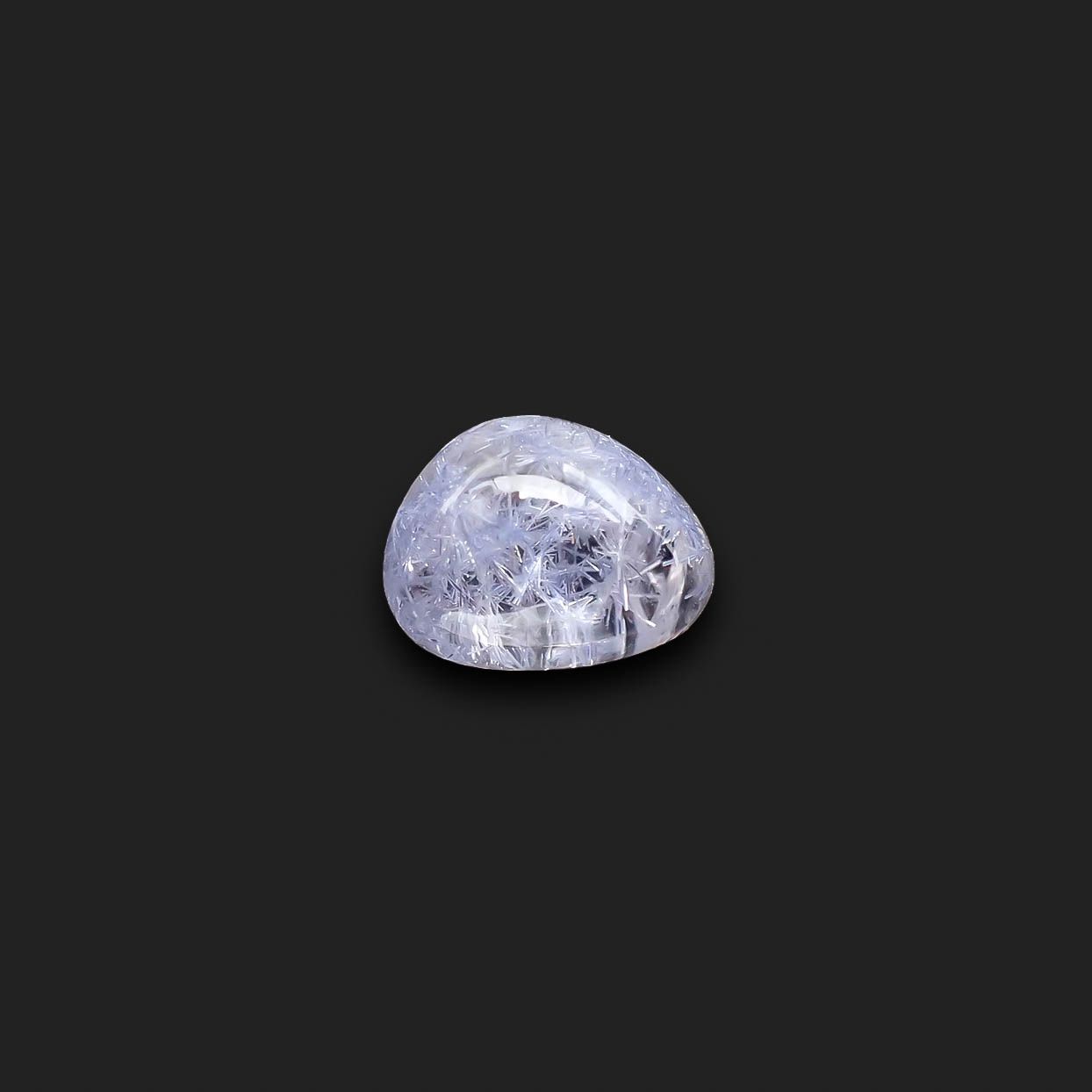 デュモルチェライトインクォーツ ブラジル産 5.01ct[230320888]9x11.9mm前後