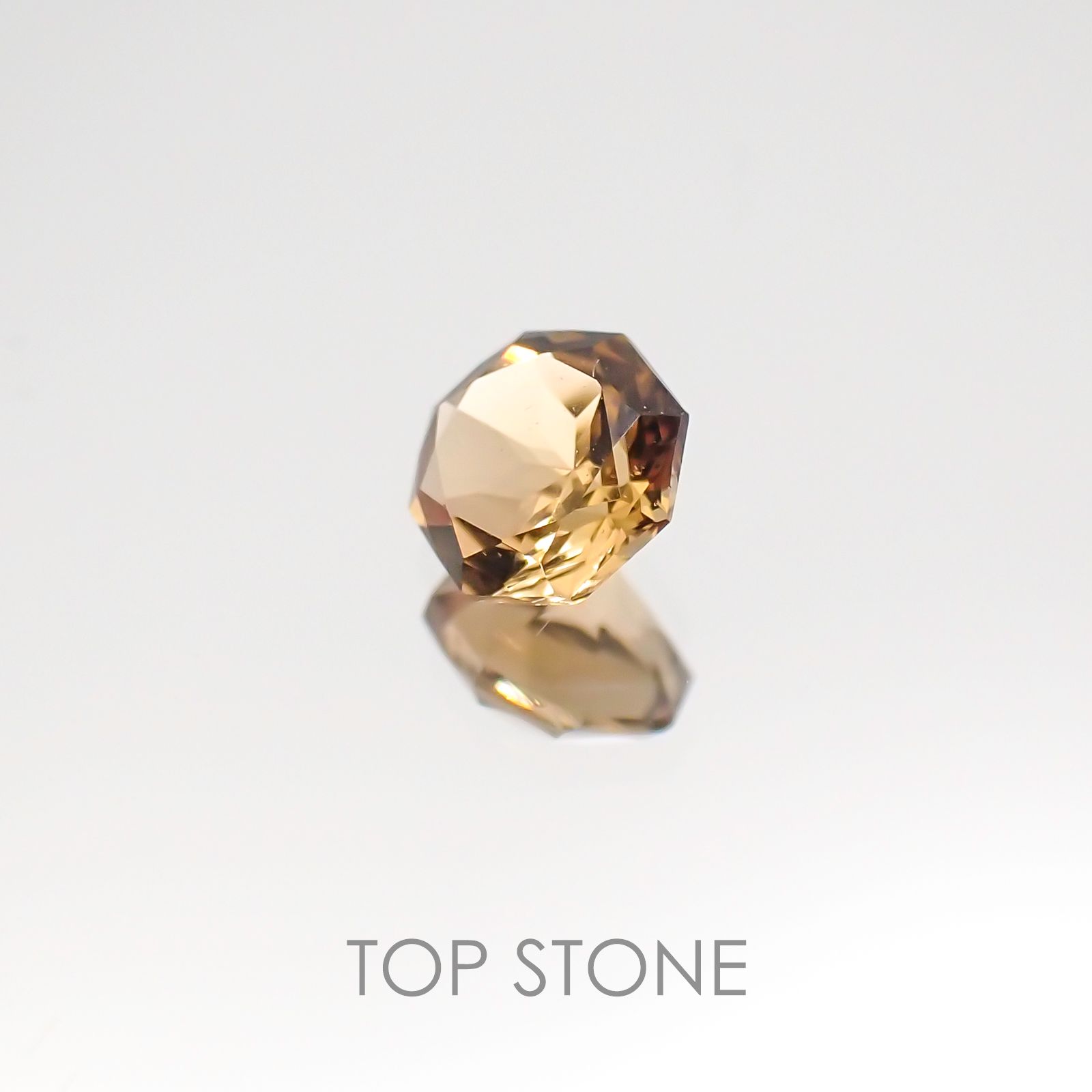 ◇オクタゴンカット◇ブラウントルマリンSA(宝石名ブラウン・トルマリン) ブラジル/アフリカ産 0.28ct 識別済[20117158]4.0×3.9mm前後