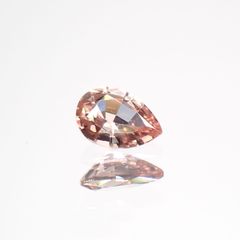 パパラチャサファイア(宝石名サファイア/別名パパラチャ・サファイア)スリランカ産 0.059ct ソ付(日独)[221219646]3.02x2.08mm前後
