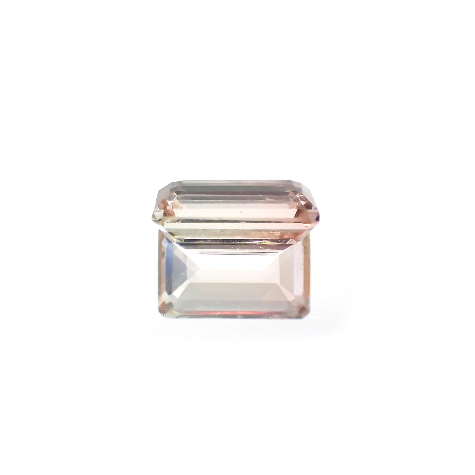 パーティカラートルマリン(宝石名パーティカラード・トルマリン) ブラジル産 1.435ct ソ付(彩珠)[210711886]8.3×5.2mm前後
