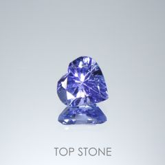 タンザナイト(宝石名タンザナイト)タンザニア産 0.53ct 識別済[220516046]5x5.2mm前後