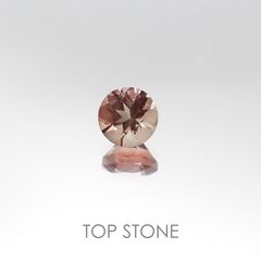 バイカラーオレゴンサンストーン(宝石名バイカラー・ラブラドライト) アメリカ・オレゴン州産 0.55ct 識別済[20095063]5×5mm前後