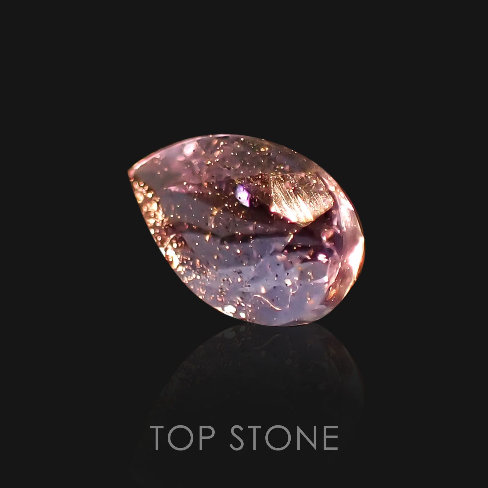 アイオライトサンストーン インド・ブラジル産 ルース 0.53ct[20118181]6.6×3.9mm前後