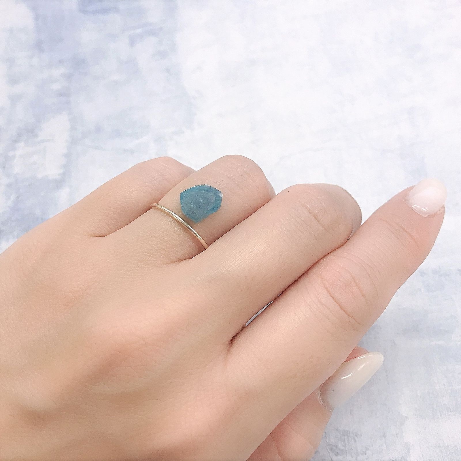 パライバトルマリン 原石スライス ブラジル・パライバ州バターリャ鉱山産 2.12ct[220616498]8.1x9.3mm前後