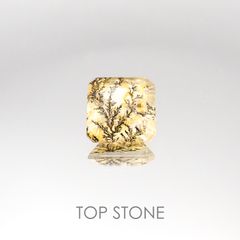 デンドリチッククォーツ ブラジル産 ルース 3.82ct[20084947]10×10mm前後