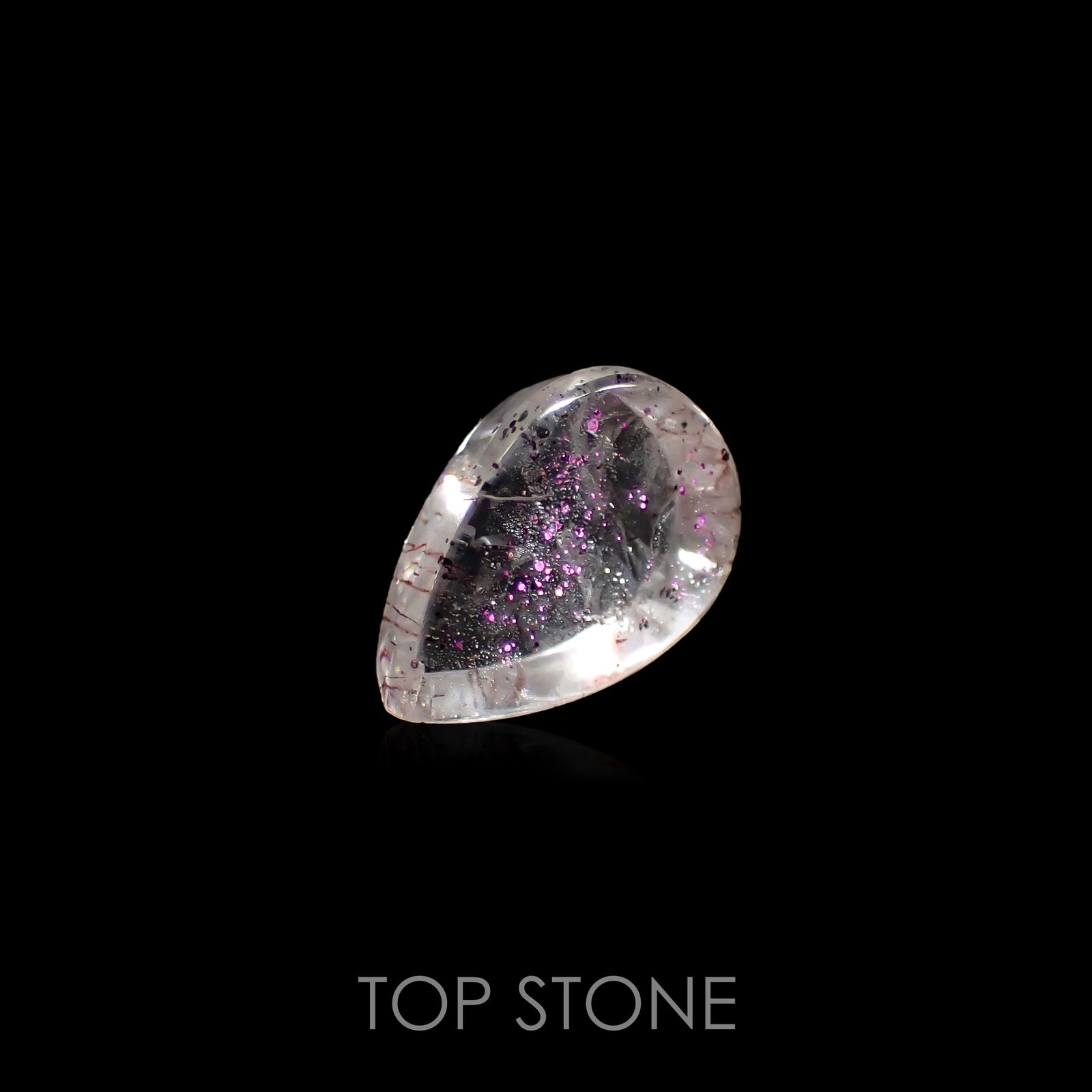 ティンカーベルクォーツ ブラジル産 ルース 3.23ct[210711957]11.8×8.4mm前後