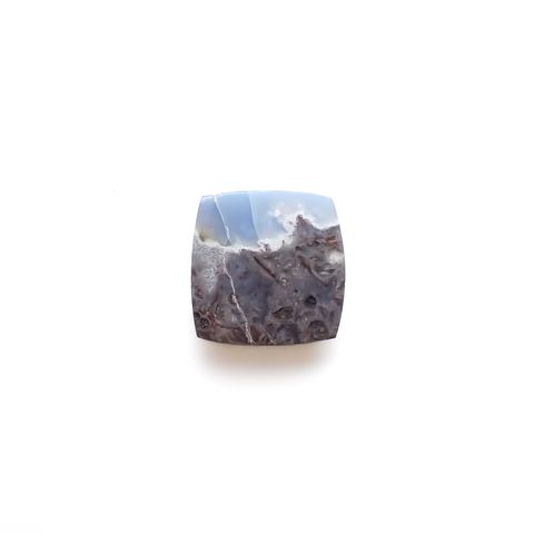 マトリックスブルーオパール アメリカ・オレゴン州産 3.59ct[240125675]11x10.9mm前後