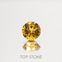 ゴールデンベリル(宝石名ゴールデン・ベリル)ブラジル産 0.46ct 識別済[220115420]4.9x4.9mm前後
