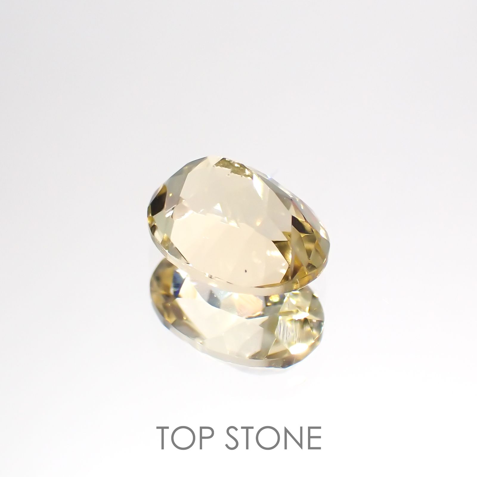 イエローベリル(宝石名イエロー・ベリル)ブラジル産 1.32ct 識別済[220114235]8.1x6.1mm前後