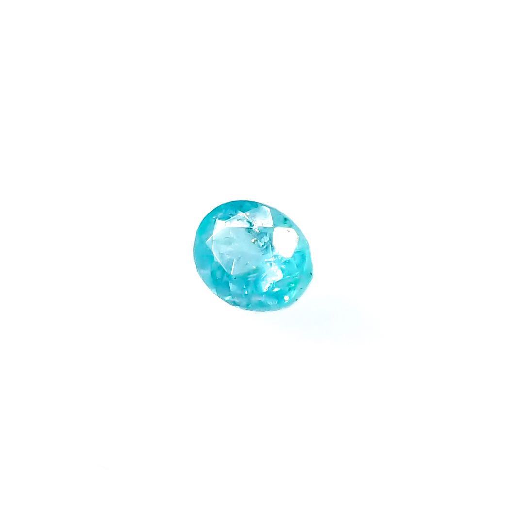 パライバトルマリン ブラジル・パライバ州バターリャ鉱山産 0.078ct[240125589]3x2.2mm前後