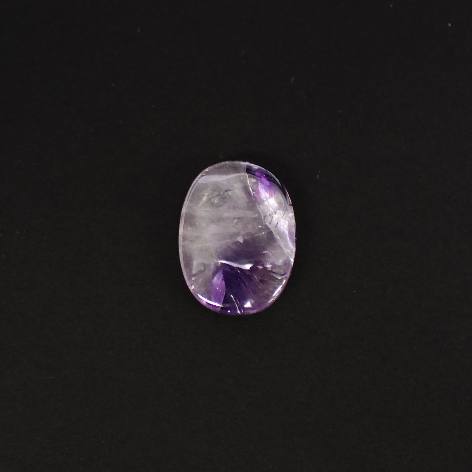 アメジストエレスチャル ブラジル産 8.45ct[230119786]17.6x12.9mm前後