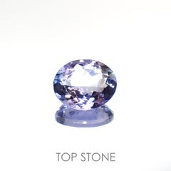 パーティカラータンザナイト(宝石名パーティカラード・ゾイサイト) タンザニア産 2.757ct ソ付(彩珠)[210912647]10×8mm前後