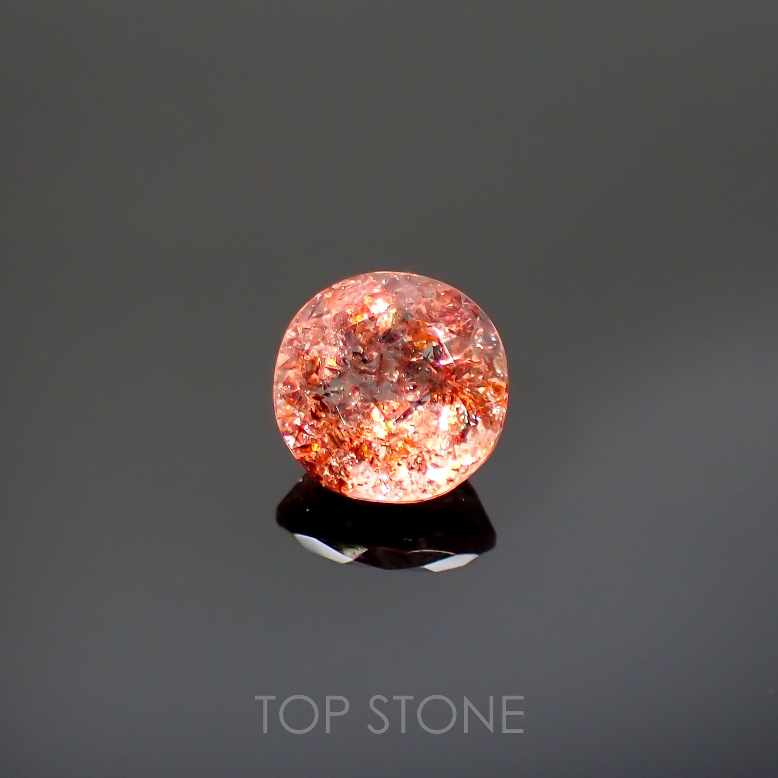 ファイヤークォーツ ナイジェリア産 1.21ct[220114751]7.1x7.1mm前後