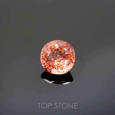 ファイヤークォーツ ナイジェリア産 1.21ct[220114751]7.1x7.1mm前後