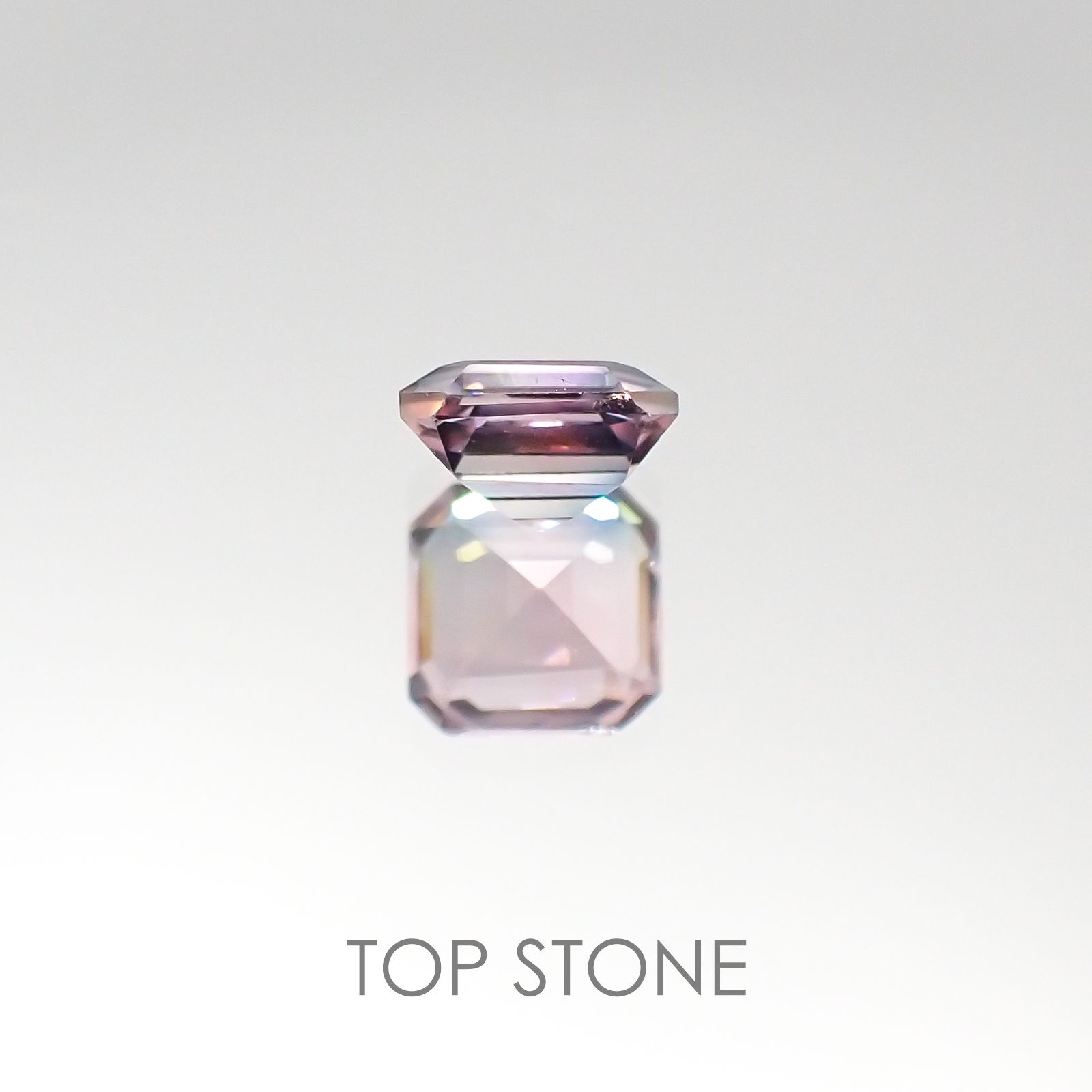 バイカラートルマリン ブラジル産 ルース 0.56ct[20095676]4.9×4.9mm前後