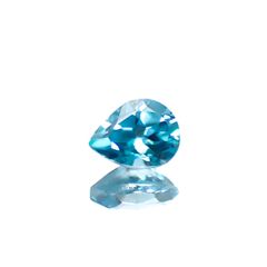 ブルージルコン カンボジア産 0.49ct [241229628]5x3.8mm前後