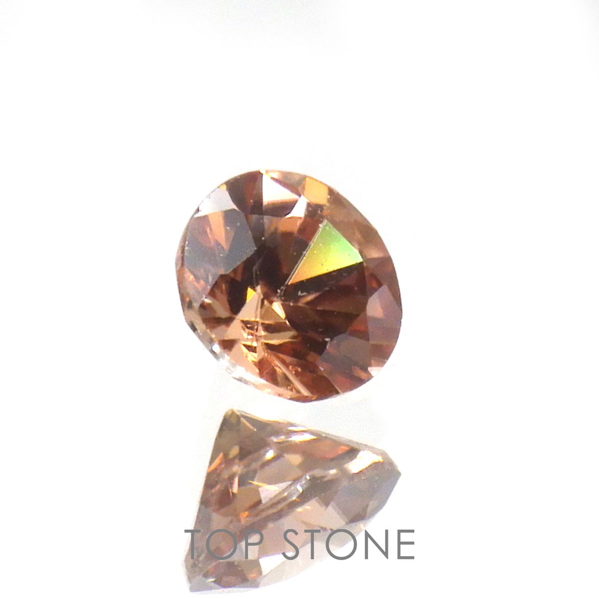 ライトピンクジルコン(宝石名ジルコン)スリランカ/カンボジア産 0.41ct 識別済[220716988]4.1x4mm前後