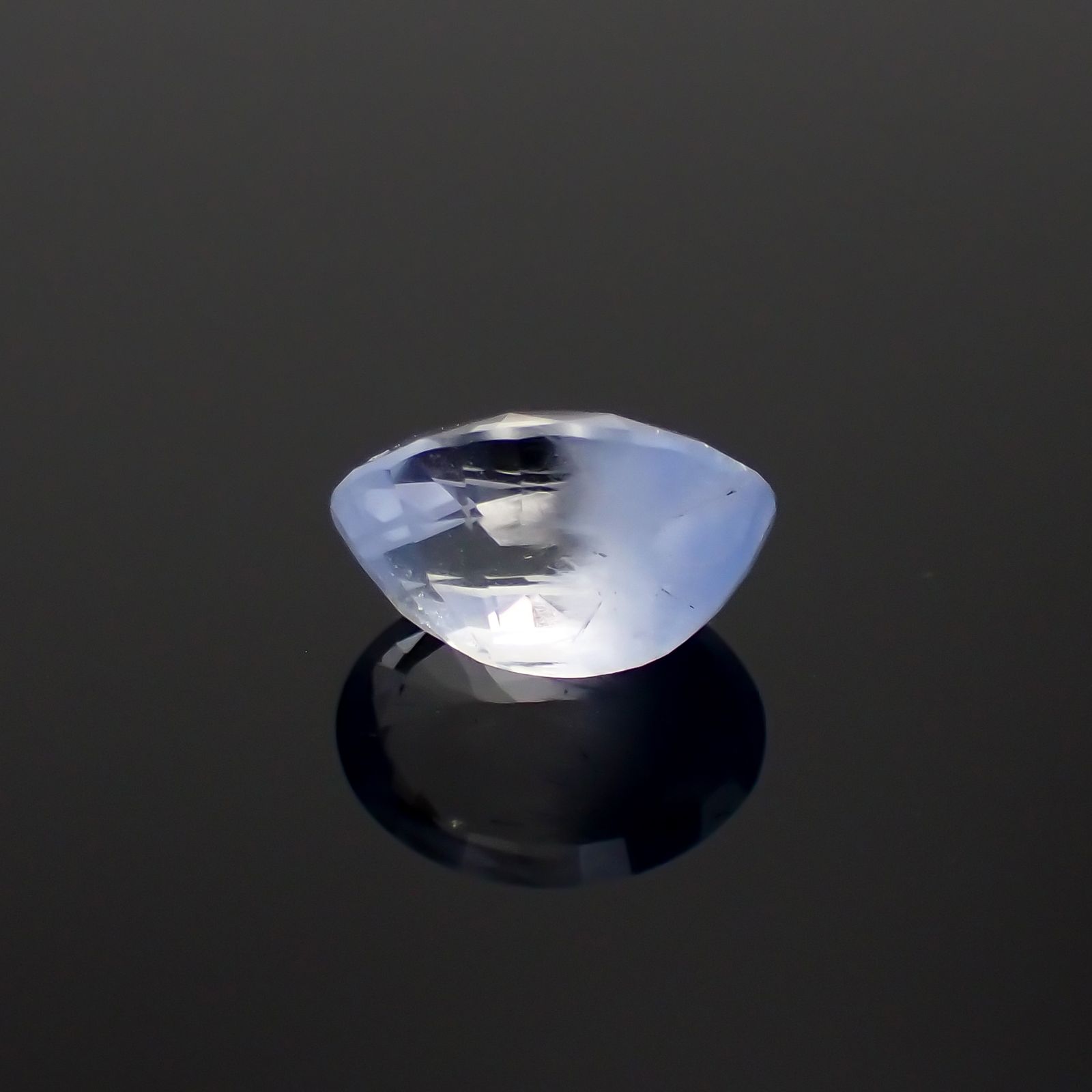 デュモルチェライトインクォーツ ブラジル産 2.45ct[231023585]10.4x7.6mm前後
