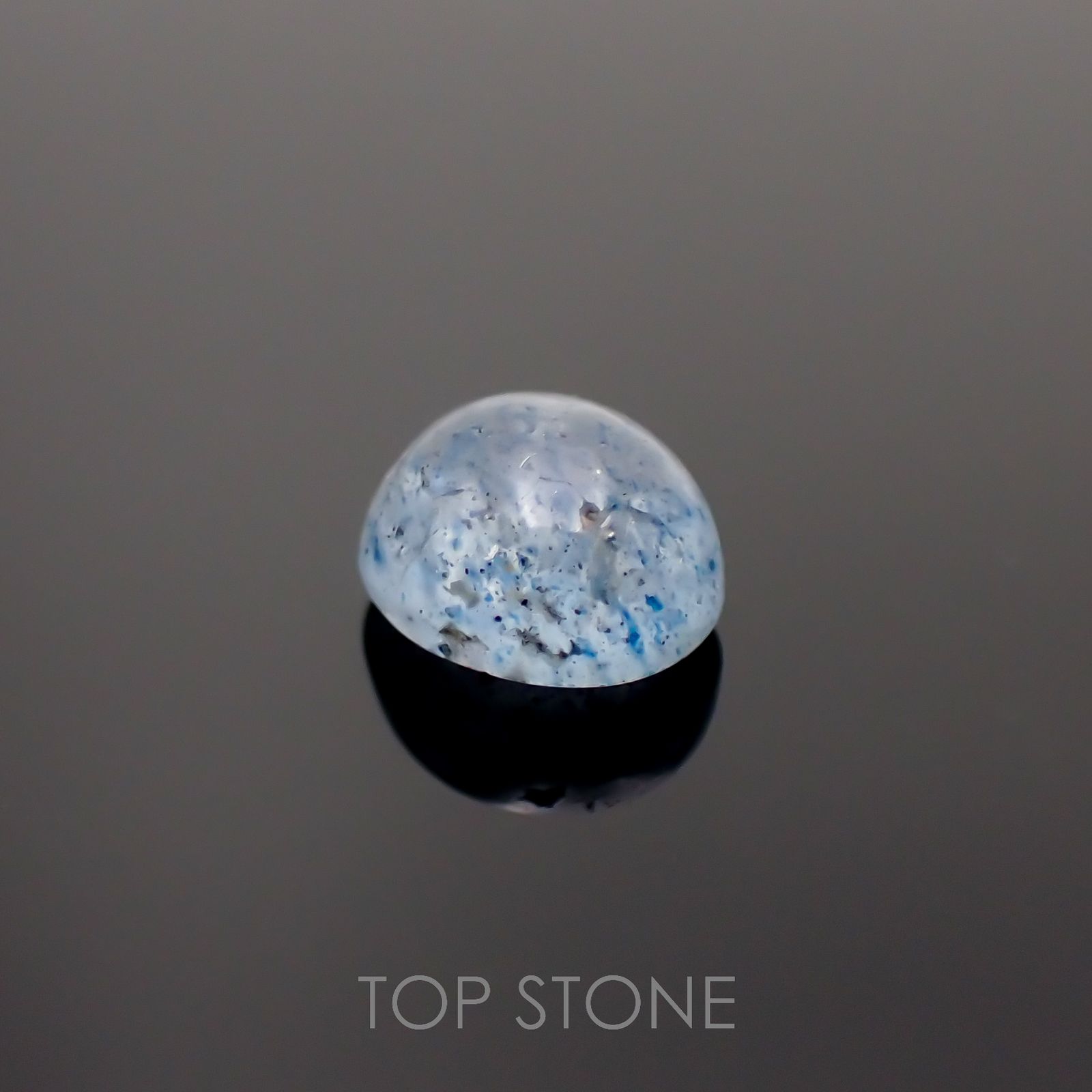 ラズライトインクォーツ(宝石名ラズライト イン クォーツ)アフガニスタン産 1.17ct 識別済[220918124]6.9x5.9mm前後