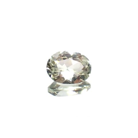 シリマナイト(宝石名シリマナイト)インド産 識別済 1.30ct / 8x6.1mm前後 [260618465]