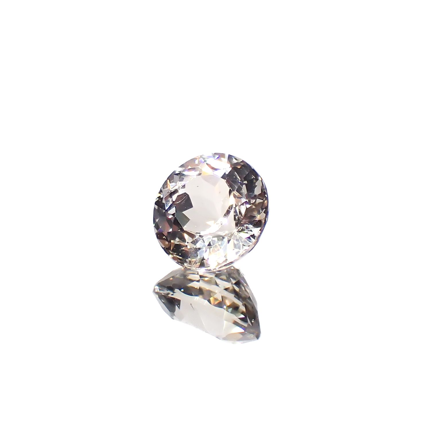 シルバーアパタイト フルオレッセンス アフリカ産 1.50ct[240928959]6.9x6.9mm前後