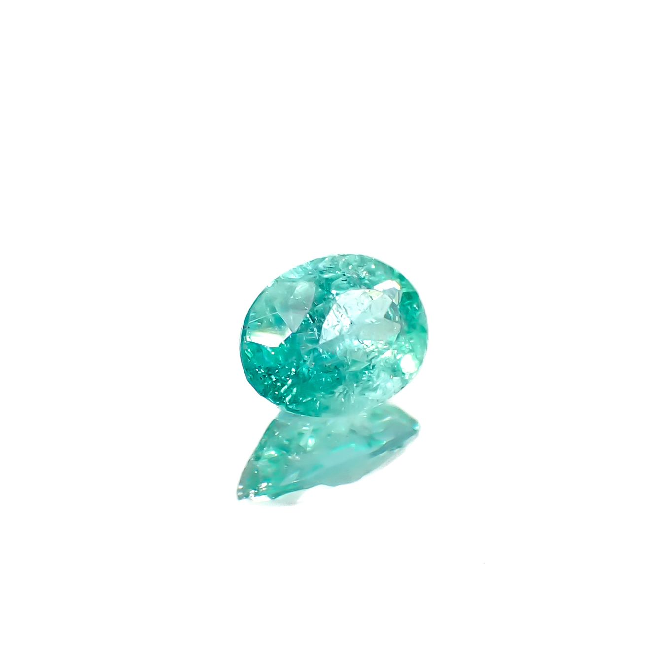 パライバトルマリン ブラジル・パライバ州バターリャ鉱山産 0.26ct[240928740]4.9x3.6mm前後