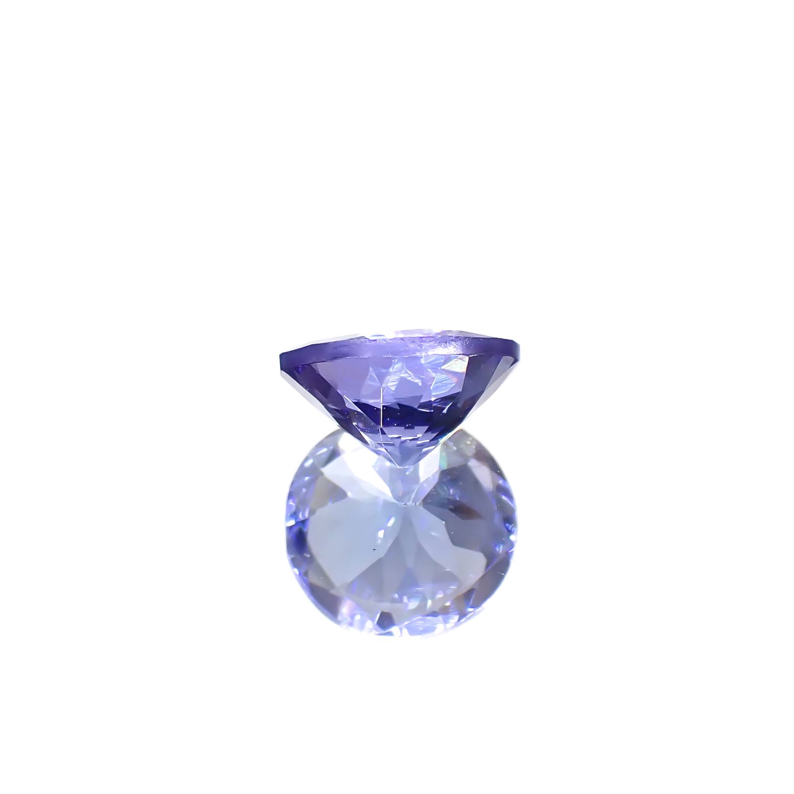 タンザナイト(宝石名タンザナイト)タンザニア産 0.68ct 識別済[240628331]5.9x5.9mm前後