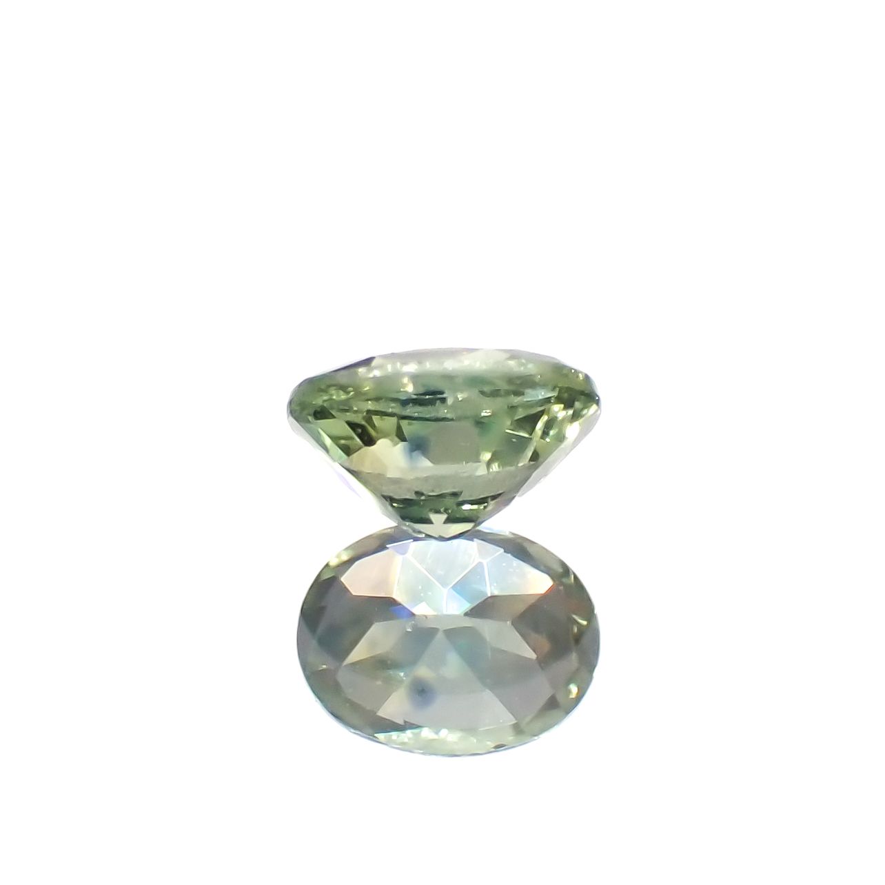 モンタナサファイア(宝石名サファイア)アメリカ・モンタナ州産 0.22ct 識別済[230321274]3.9x2.9mm前後