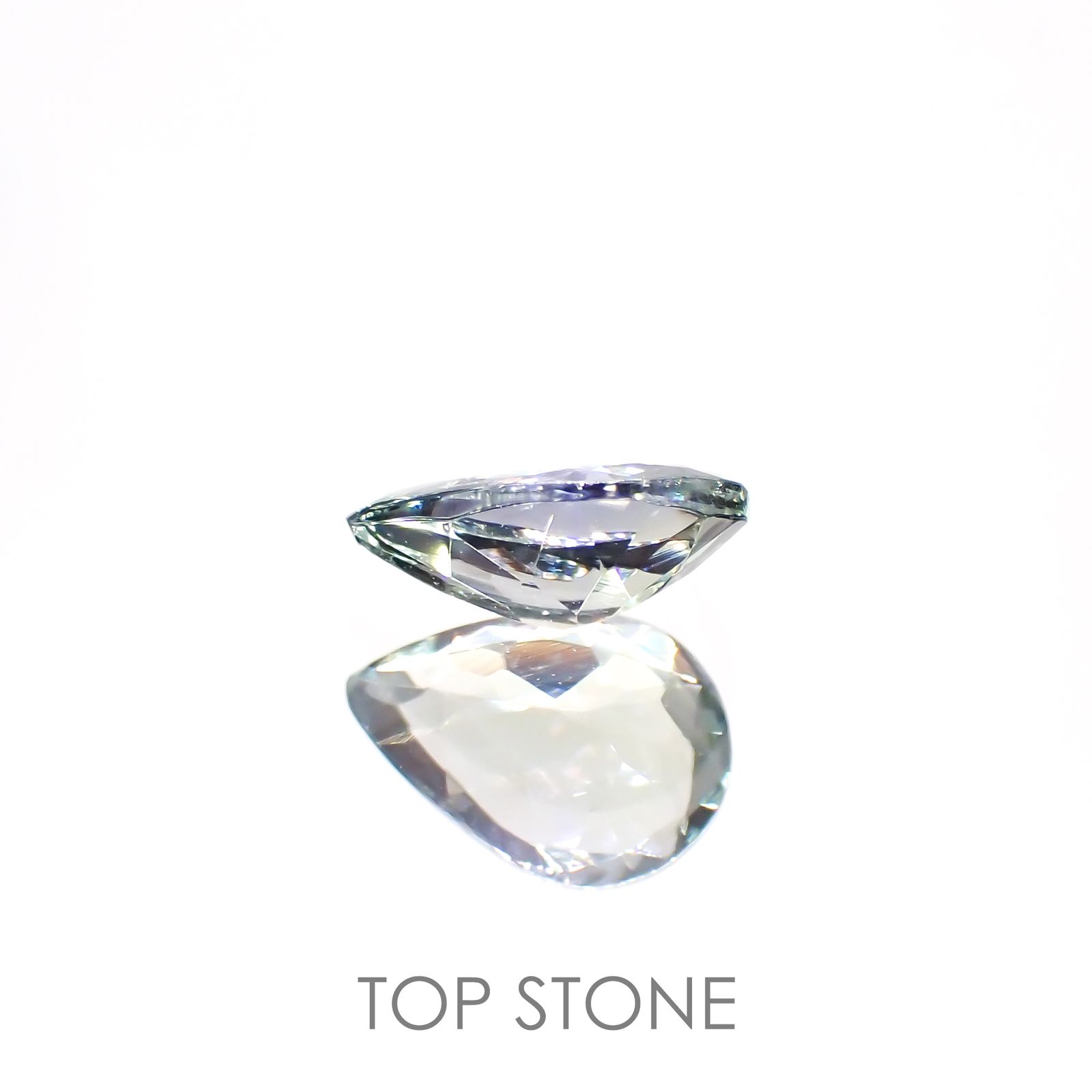 バイカラータンザナイト(宝石名バイカラー・ゾイサイト) タンザニア産 0.63ct 識別済[210812661]7.2×5.1mm前後