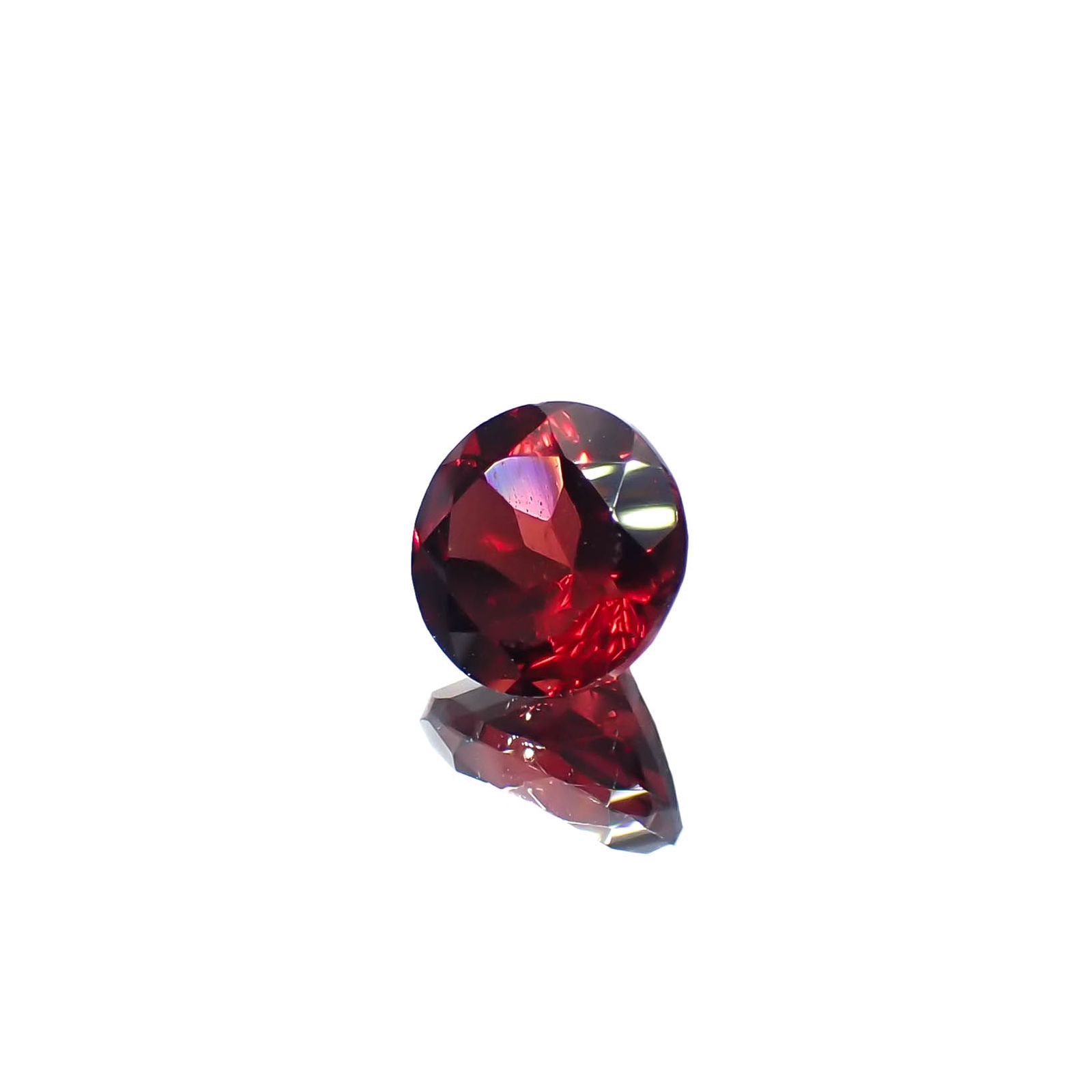 パイラルスパイトガーネット モザンビーク産 1.40ct[231225206]6.5x6.4mm前後