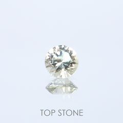 アイスライムブルーサファイア(宝石名サファイア)マダガスカル/オーストラリア産 0.20ct 識別済[220817369]3.5x3.4mm前後