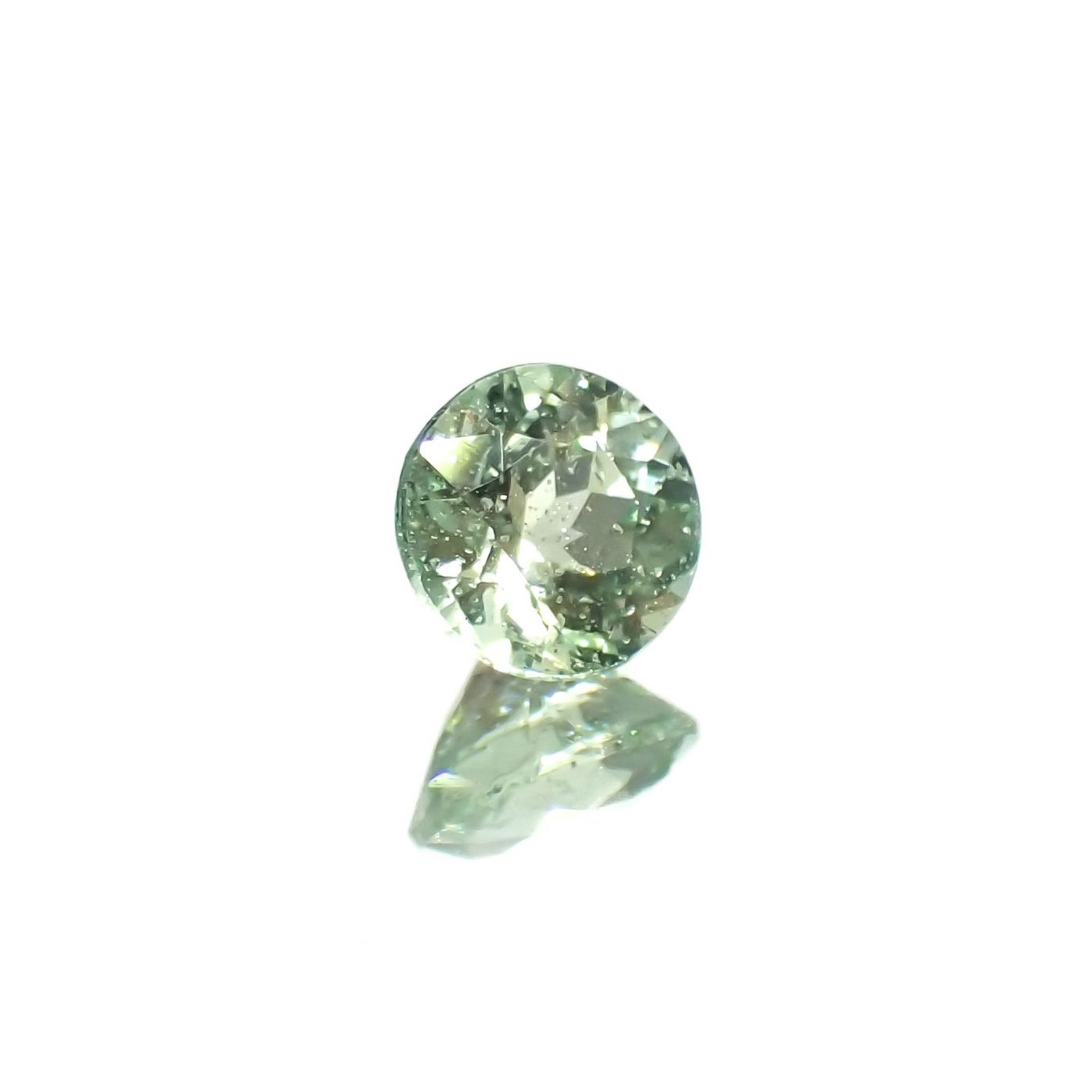 バナジウムコーネルピン(宝石名コーネルピン)タンザニア・タンガ州産 識別済 0.41ct / 4.6x4.5mm前後 [230320929]