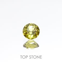 クリノゾイサイト(宝石名クリノゾイサイト)パキスタン産 0.24ct 識別済[220115593]3.8x3.8mm前後