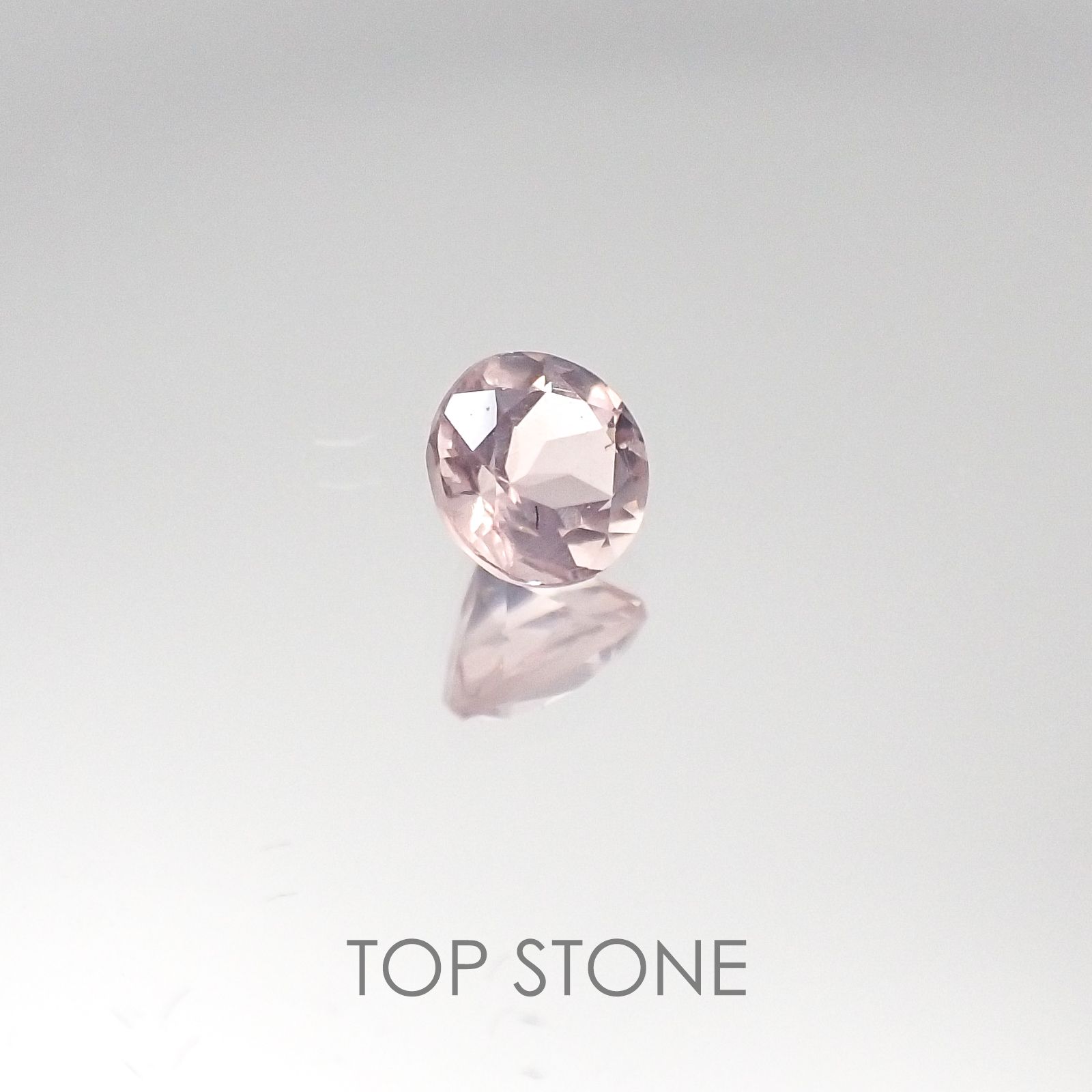 ディープローズクォーツ モザンビーク産 ルース 0.29ct[20095381]4.3×4.2mm前後
