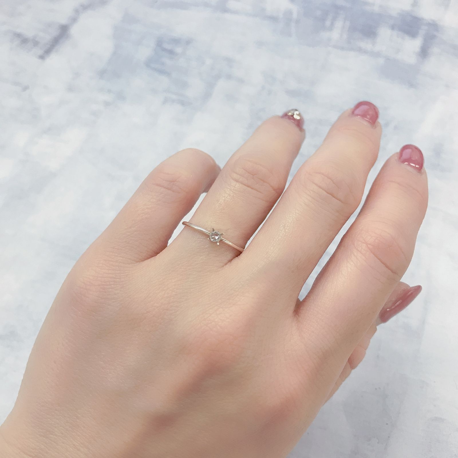 ◇ローズカット◇ダイヤモンド SI-VS/D-G(宝石名ダイアモンド) 0.042ct 識別済[220114719]2.4x2.4mm前後