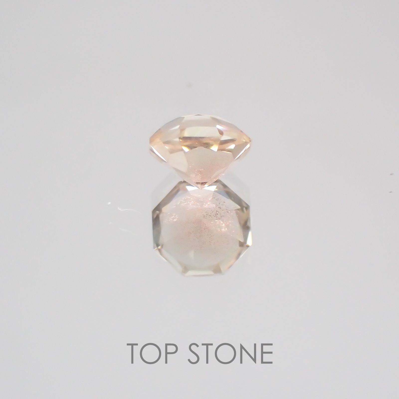 ◇オクタゴンカット◇オレゴンサンストーンSA  アメリカ産 ルース 0.29ct[210210044]4.1×4.1mm前後