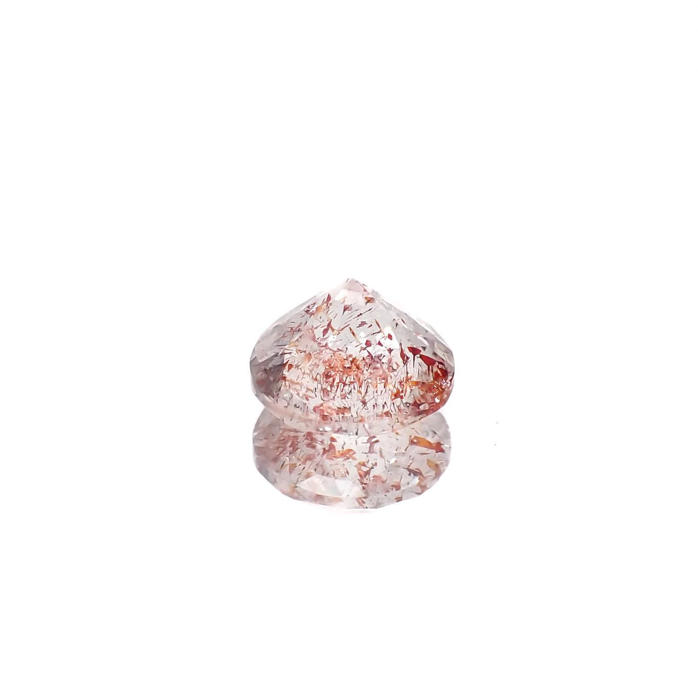 ファイヤークォーツ ナイジェリア産 1.34ct[240326708]7.5x7.5mm前後